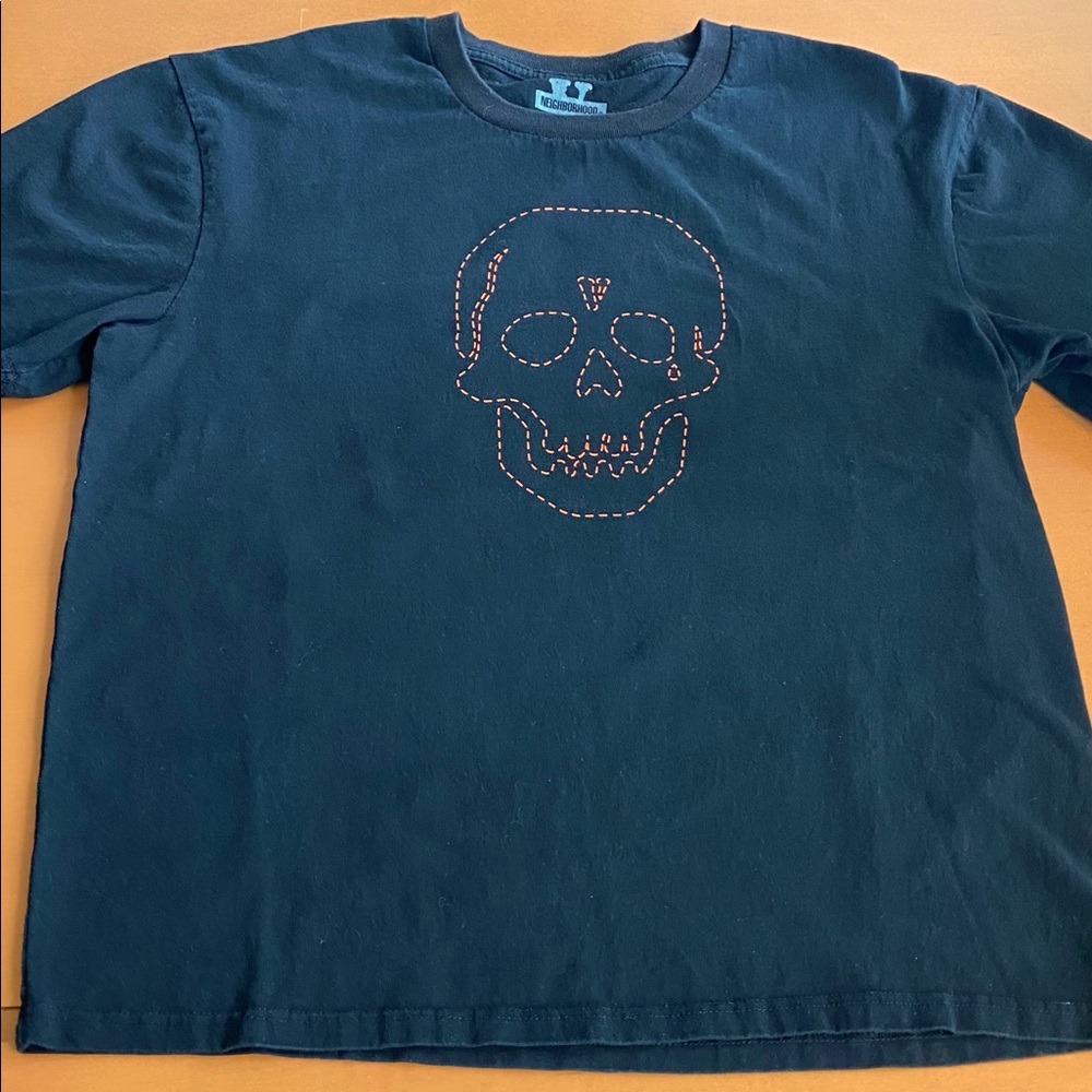 Vlone collab with Nieghborhood black t shirt
